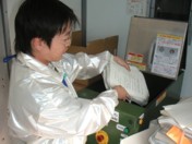 車両に搭載された破砕機に投入